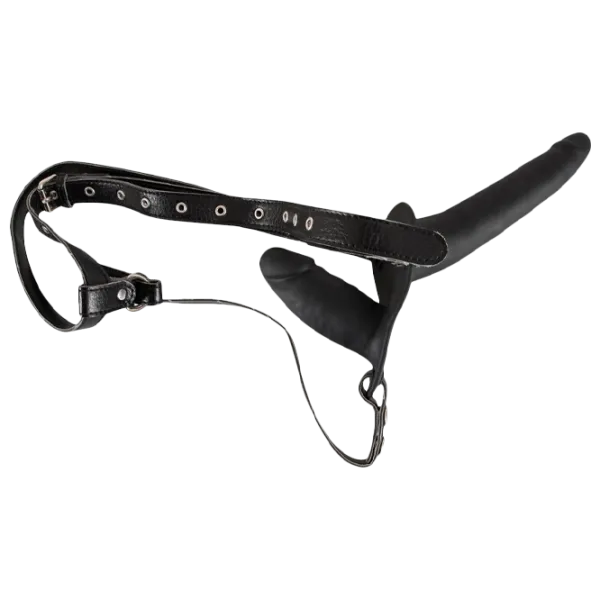 Страпон You2Toys Double Strap On Силикон/ Черный photo 1