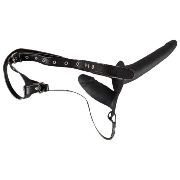 Страпон You2Toys Double Strap On Силикон/ Черный photo 1