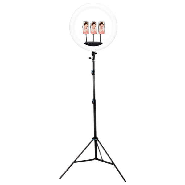 Trepied cu lampă Vidlok Selfie Ring Light 457 mm Black photo 1