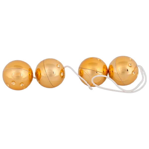 Вагинальные шарики You2Toys Golden Beads (4шарика) Золотой photo 1