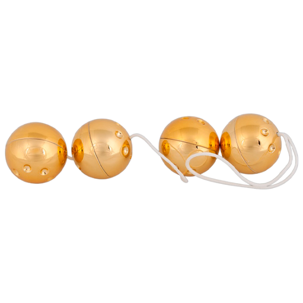 Вагинальные шарики You2Toys Golden Beads (4шарика) Золотой photo 1