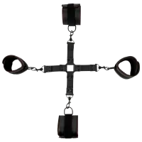 Фиксаторы для рук и ног Vegan Fetish Bondage Set Черный