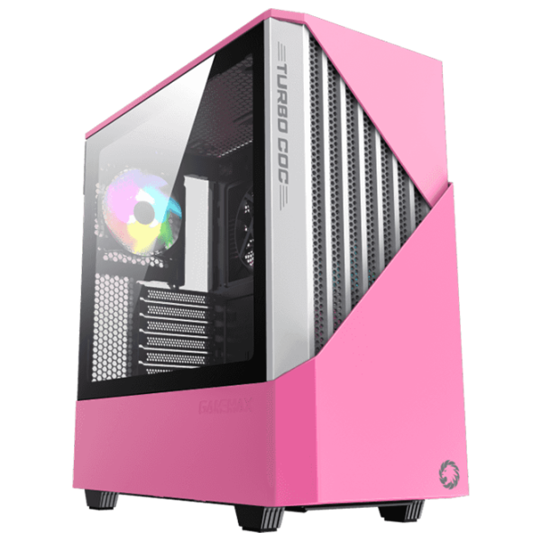 Корпус Gamemax Contac COC Mid Tower / Розовый Серый photo 1