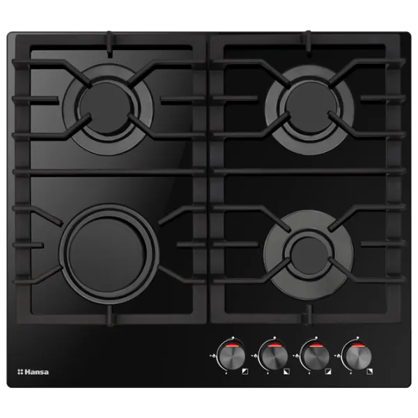 Plită încorporabilă pe gaz Hansa BHKS610301 Black photo 1