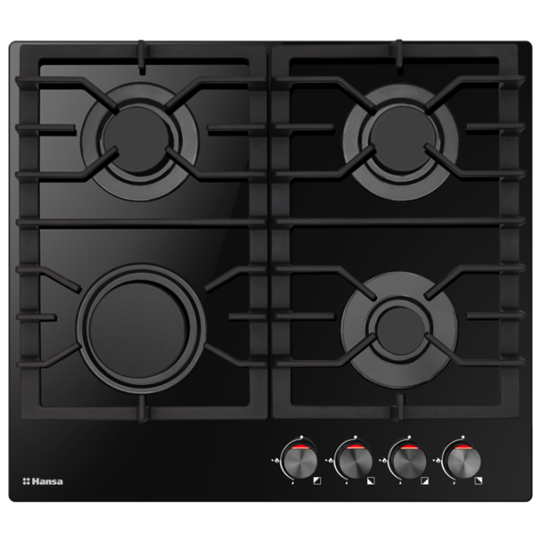 Plită încorporabilă pe gaz Hansa BHKS610301 Black photo 1