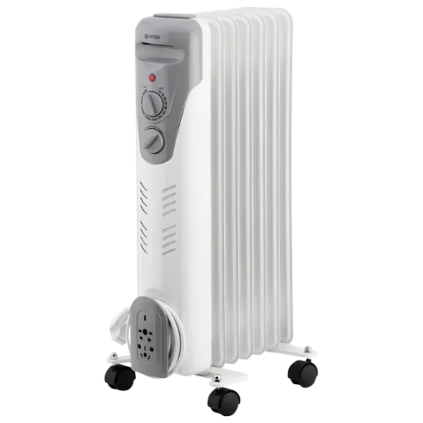 Calorifer electric cu ulei Vitek VT-1708 1500 W/ White photo 1
