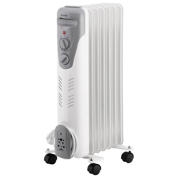 Calorifer electric cu ulei Vitek VT-1708 1500 W/ White photo 1