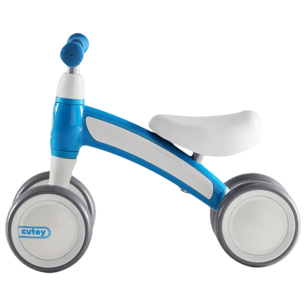 Tricicletă fără pedale Qplay Cutey 12" Light Blue White photo 1 Tricicletă fără pedale Qplay Cutey 12" Light Blue White photo 1