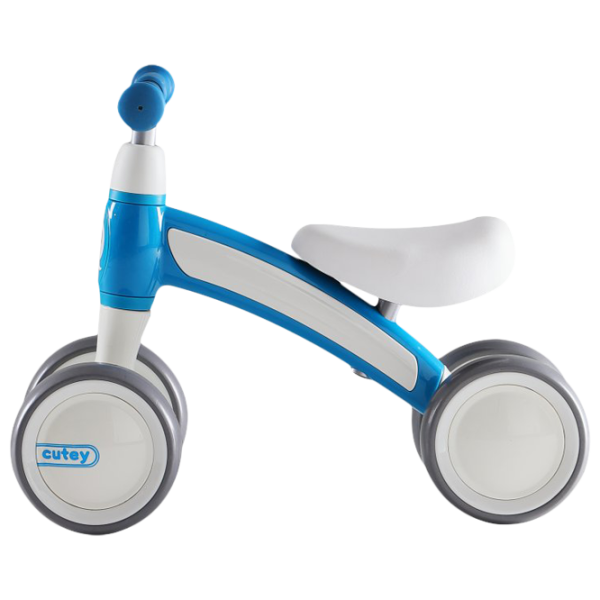 Tricicletă fără pedale Qplay Cutey 12" Light Blue White photo 1 Tricicletă fără pedale Qplay Cutey 12" Light Blue White photo 1