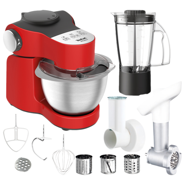 Mașină de bucătărie Tefal QB317538 1000 W/ Red photo 1