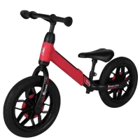Bicicletă fără pedale Qplay Spark 12" Oțel/ Red Black