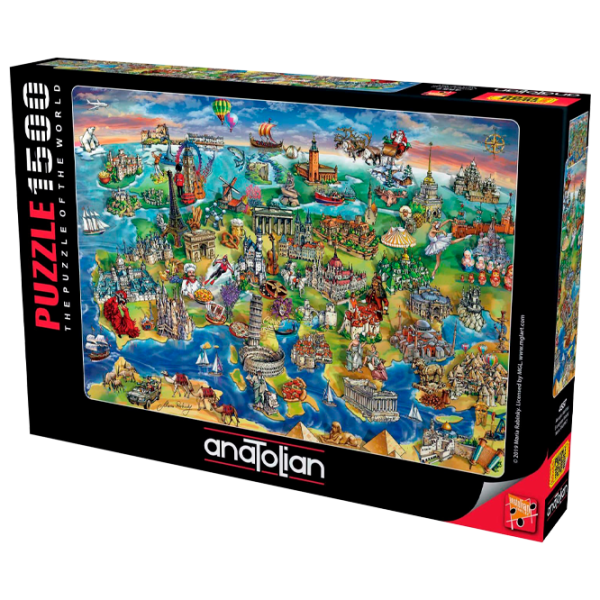Пазл 3D Anatolian Europa 12+/ Количество деталей: 1500 photo 1
