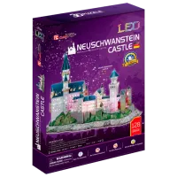 Puzzle 3D CubicFun Neuschwanstein Castle LED 6+/ Numărul de piese: 12