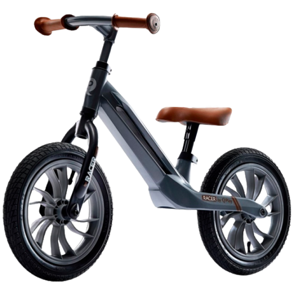 Bicicletă fără pedale Qplay Racer 12" Metal/ Gray Brown photo 1 Bicicletă fără pedale Qplay Racer 12" Metal/ Gray Brown photo 1