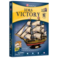 Пазл 3D CubicFun HMS Victory 6+/ Количество деталей: 189