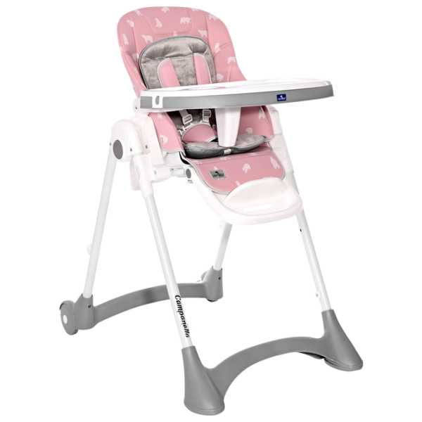 Scaun de masă Lorelli Campanella (10100412138) Clasic/ 6 luni / Pink  photo 1