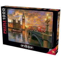Пазл 2D Anatolian Westminster Sunset 12+/ Количество деталей: 1000