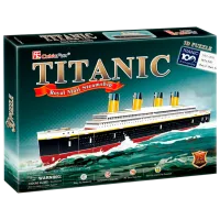 Пазл 3D CubicFun Titanic (small) 3+/ Количество деталей: 40