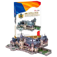 Puzzle 3D CubicFun Peles Castle 6+/ Numărul de piese: 179