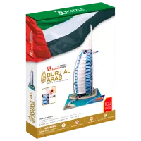Puzzle 3D CubicFun Burj Al Arab 6+/ Numărul de piese: 101
