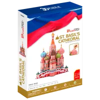 Puzzle 3D CubicFun St. Basils Cathedral 6+/ Numărul de piese: 214