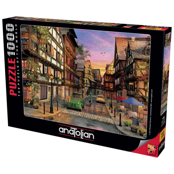 Пазл 2D Anatolian Colmar Street 12+/ Количество деталей: 1000 photo 1