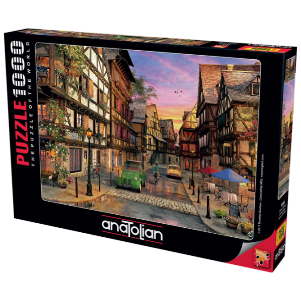 Пазл 2D Anatolian Colmar Street 12+/ Количество деталей: 1000 photo 1