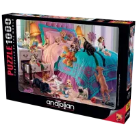 Puzzle 2D Anatolian Naughty Puppies 12+/ Numărul de piese: 1000