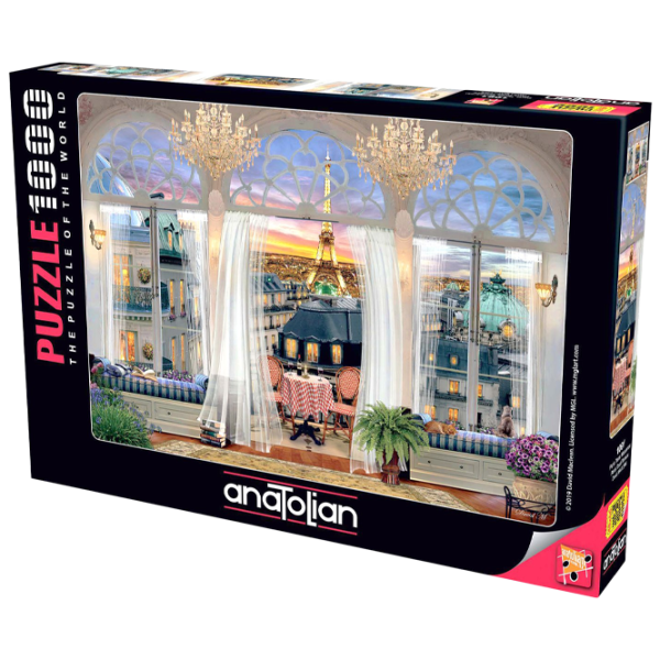 Пазл 2D Anatolian Paris Roof Terrace 12+/ Количество деталей: 1000 photo 1