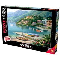 Пазл 2D Anatolian Hillside Harbor Cove 12+/ Количество деталей: 1000