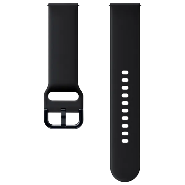 Ремень Samsung Galaxy Watch 4 Strap Sport Band (20 мм, M/ L) Фторэластомер/ Черный photo 1 Ремень Samsung Galaxy Watch 4 Strap Sport Band (20 мм, M/ L) Фторэластомер/ Черный photo 1
