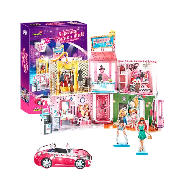 Пазл 3D CubicFun Super Star Fashion Mall 5+/ Количество деталей: 160 photo 1