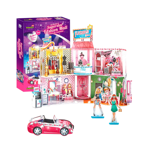 Пазл 3D CubicFun Super Star Fashion Mall 5+/ Количество деталей: 160 photo 1