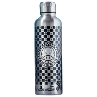 Бутылка для воды фан Paladone Mario Kart Серебристый