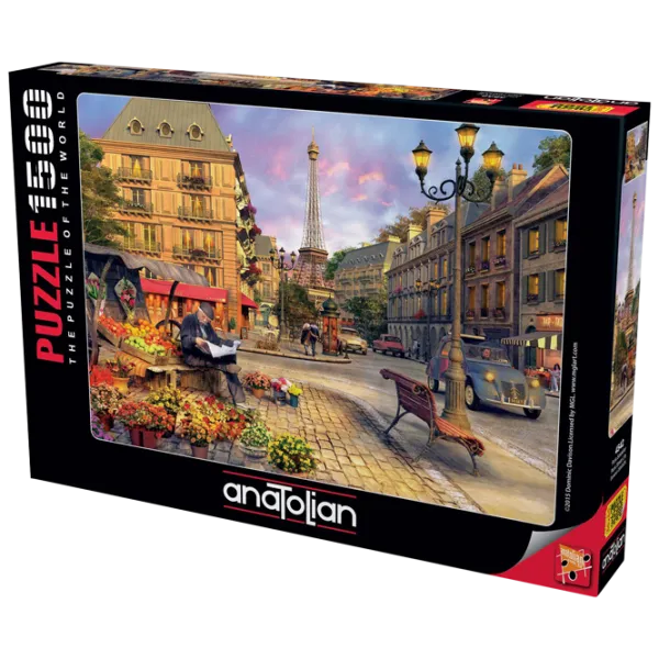 Пазл 2D Anatolian Paris Street Life 12+/ Количество деталей: 1500 photo 1