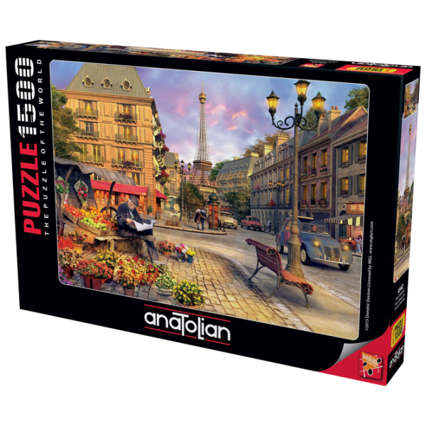 Пазл 2D Anatolian Paris Street Life 12+/ Количество деталей: 1500 photo 1
