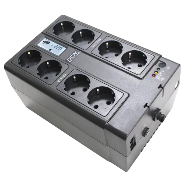 ИБП PowerCom CUB-1000E Черный photo 1