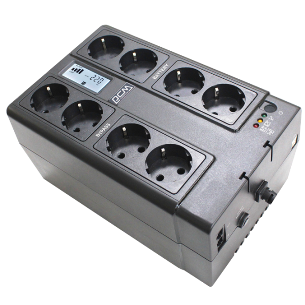 ИБП PowerCom CUB-1000E Черный photo 1