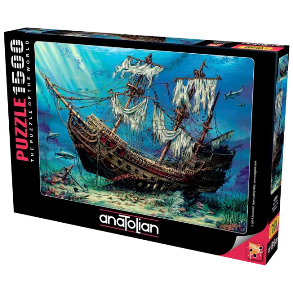 Пазл 2D Anatolian Shipwreck Sea 12+/ Количество деталей: 1500 photo 1