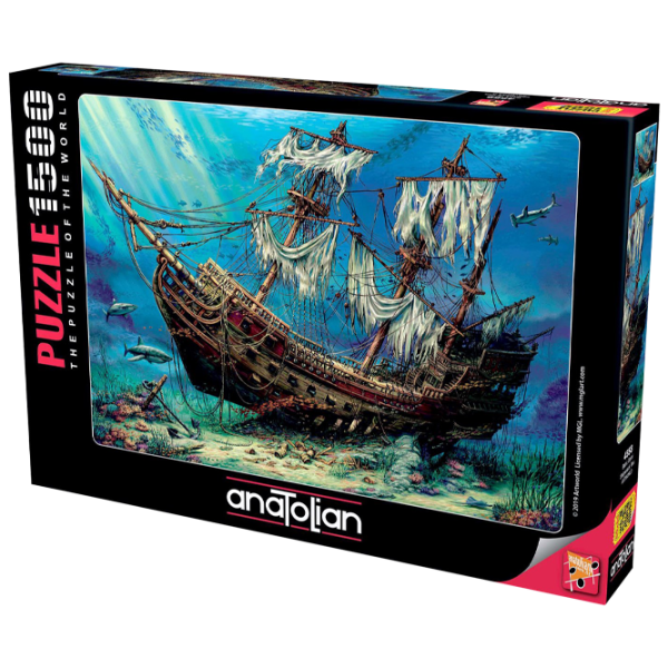Пазл 2D Anatolian Shipwreck Sea 12+/ Количество деталей: 1500 photo 1
