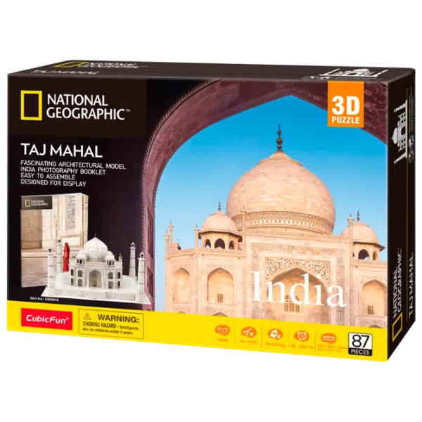 Puzzle 3D CubicFun TAJ MAHAL 6+/ Numărul de piese: 87 photo 1