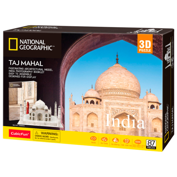Puzzle 3D CubicFun TAJ MAHAL 6+/ Numărul de piese: 87 photo 1