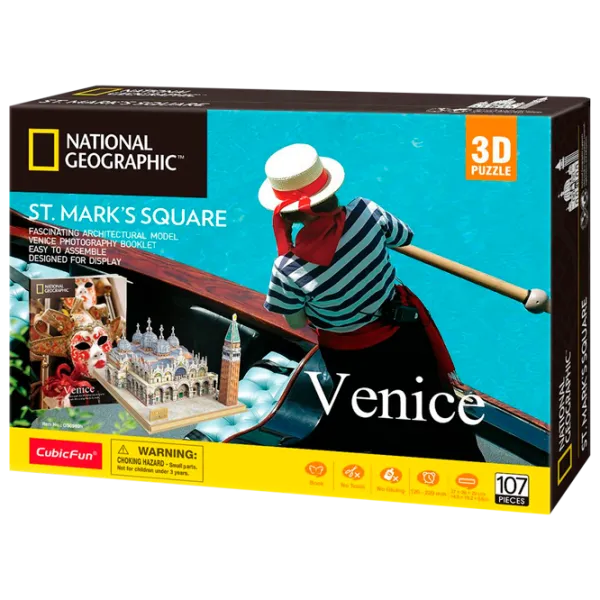 Пазл 3D CubicFun ST. MARKS SQUARE 6+/ Количество деталей: 107 photo 1