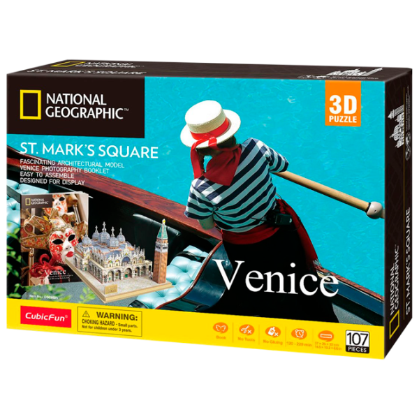 Пазл 3D CubicFun ST. MARKS SQUARE 6+/ Количество деталей: 107 photo 1