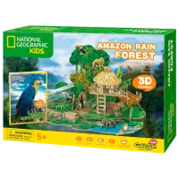 Puzzle 3D CubicFun AMAZON RAIN FOREST 6+/ Numărul de piese: 67