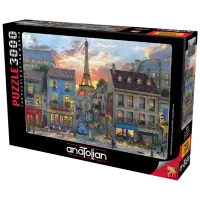 Puzzle 2D Anatolian Streets of Paris 12+/ Numărul de piese: 3000