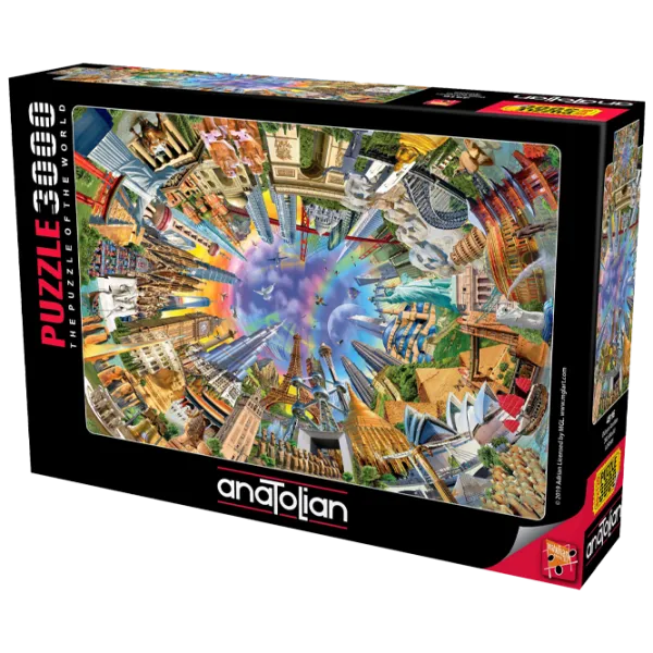 Пазл 2D Anatolian 360 World 12+/ Количество деталей: 3000 photo 1