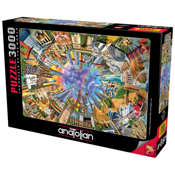 Пазл 2D Anatolian 360 World 12+/ Количество деталей: 3000 photo 1