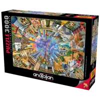Puzzle 2D Anatolian 360 World 12+/ Numărul de piese: 3000