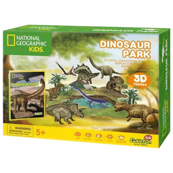Puzzle 3D CubicFun DINOSAUR PARK 6+/ Numărul de piese: 43 photo 1 Puzzle 3D CubicFun DINOSAUR PARK 6+/ Numărul de piese: 43 photo 1